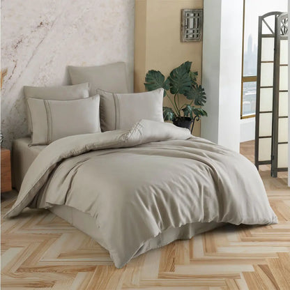 Hobby Modal Silk Beige Double Bedlinen