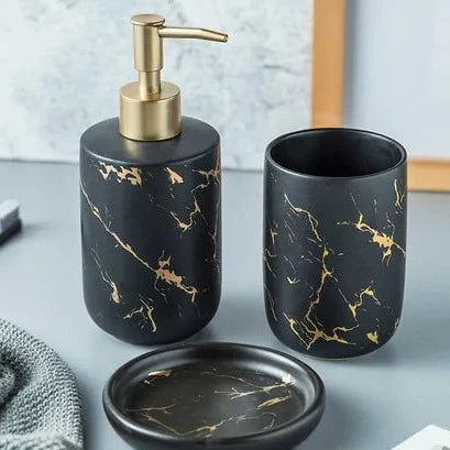 Nordic Matte Bathroom Accessories Set