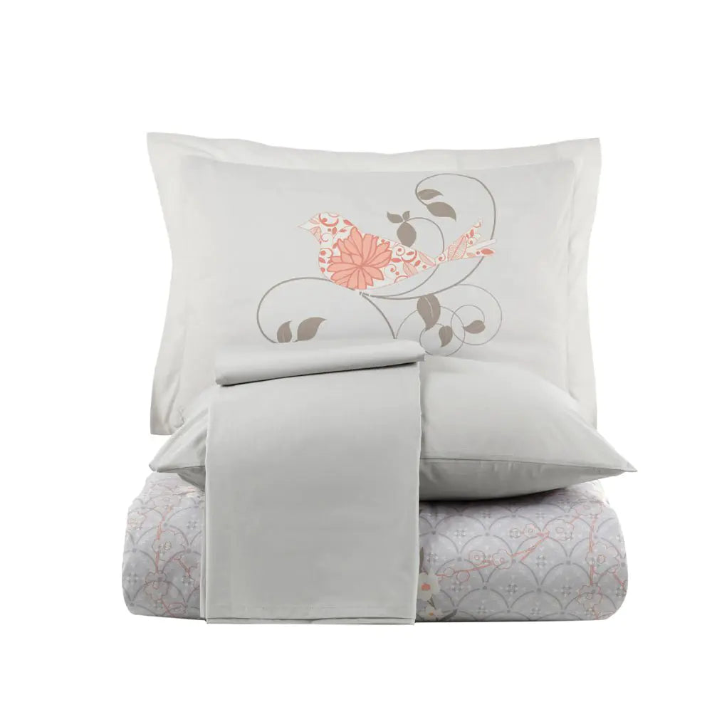 Hobby Missy Gray - Poplin Double Duvet Cover Set