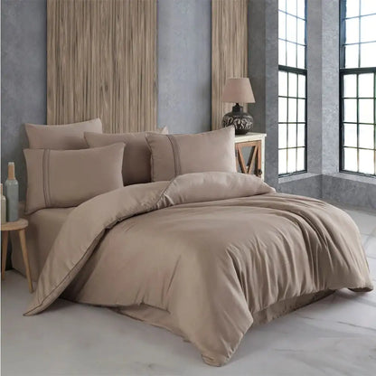 Hobby Modal Silk Beige Double Bedlinen