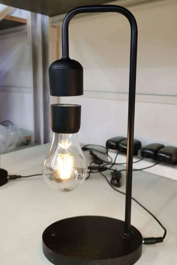 Levitating Lamp With Wireless Charging