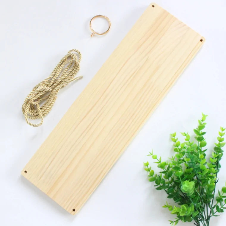 Boho Rope Swing Shelf